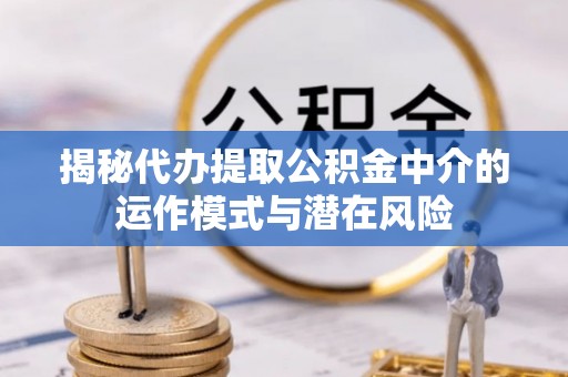 恩平揭秘代办提取公积金中介的运作模式与潜在风险